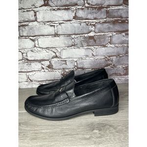 Isa Tapia Ayrton Black Leather Penny Loafers Dress Shoes Men’s Sz 45EU/12.5M US